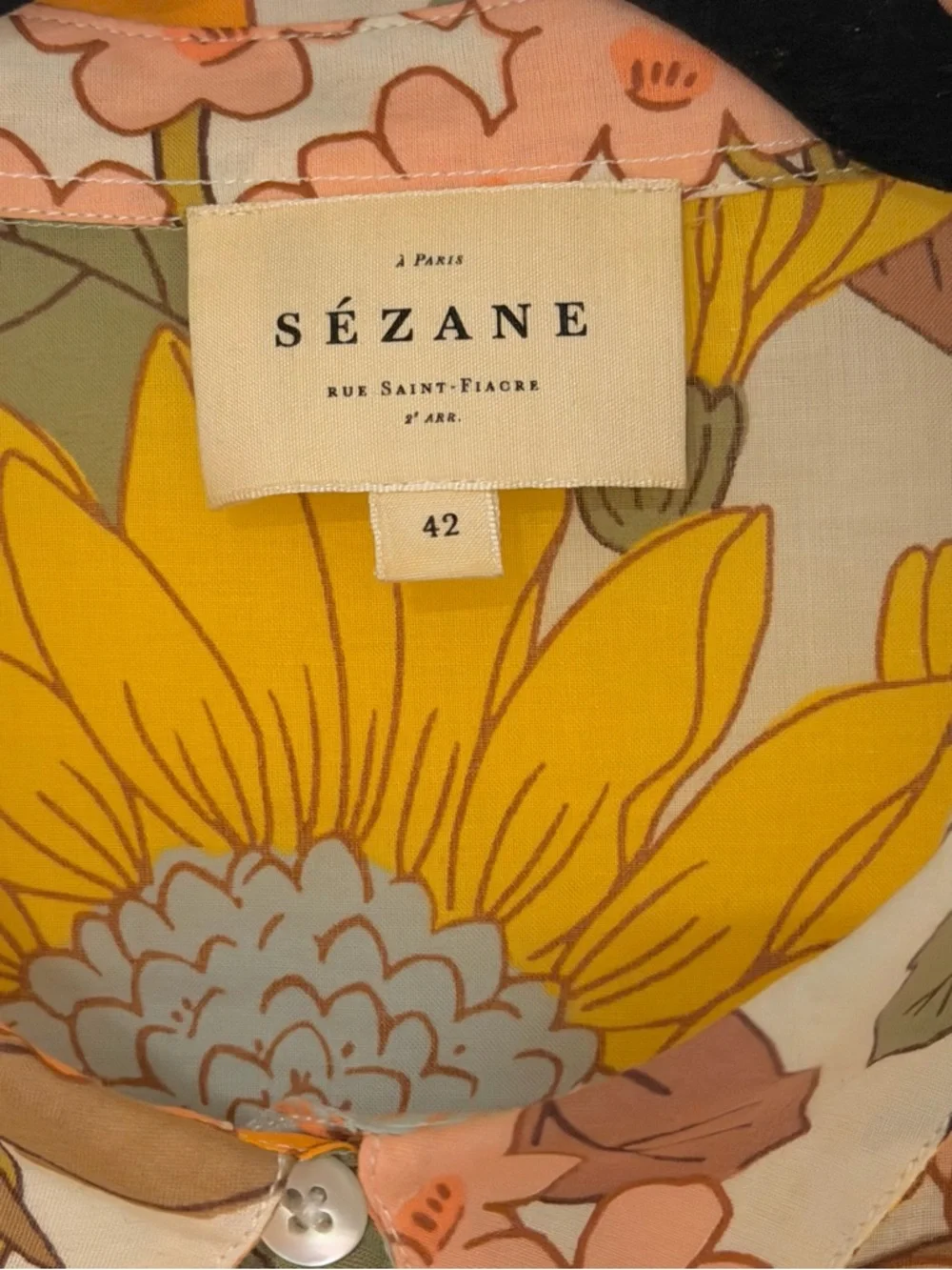 Sézane Pierro Shirt in 70s boho - Picture 4 of 6